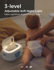 Momcozy panel de control con ajuste de temperatura y luz nocturna