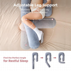 Momcozy sección de pierna ajustable en movimiento para facilitar cambios nocturnos