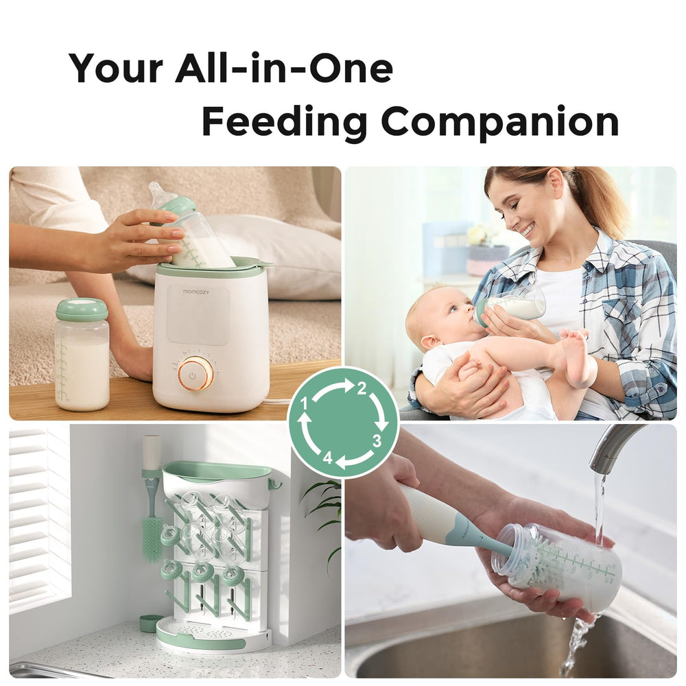 Momcozy primer plano del plástico resistente y sin BPA para durabilidad