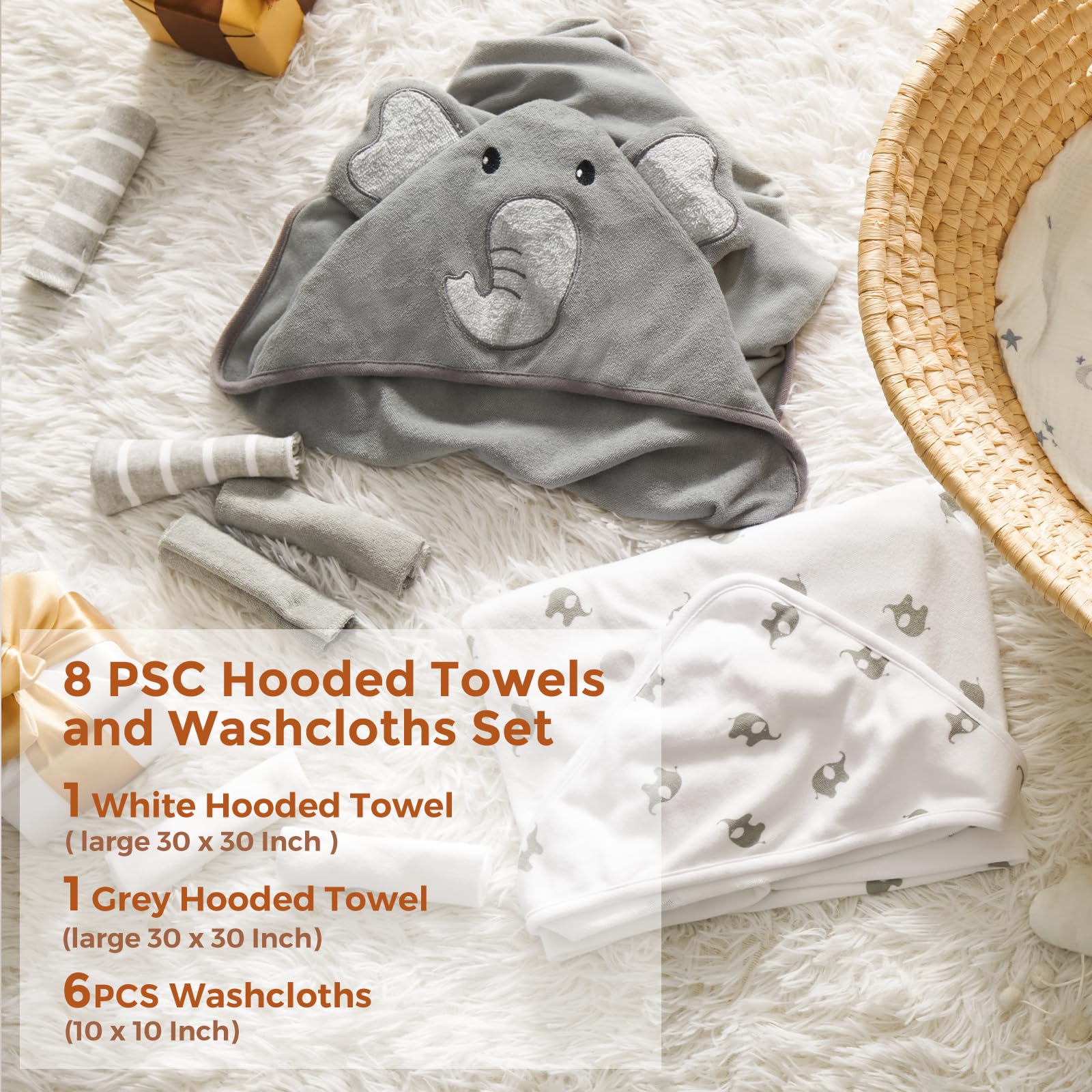 Momcozy textura de rizo suave y absorbente que protege la piel del bebé