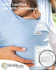 Momcozy uso en piscina con bebé para manos libres y seguridad acuática