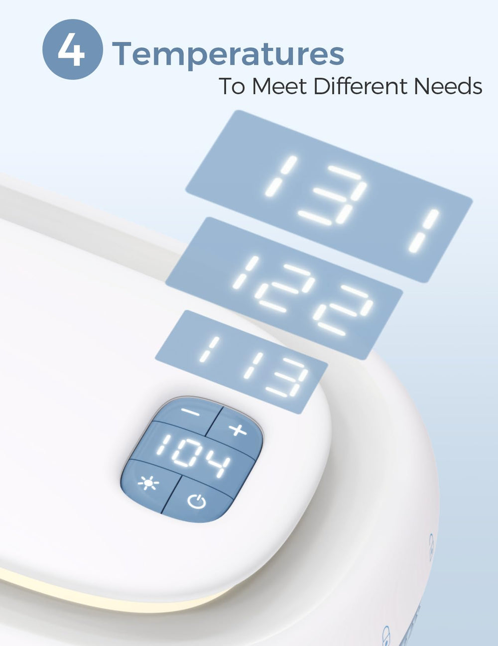Momcozy ventana indicador del nivel de agua para mantenimiento fácil