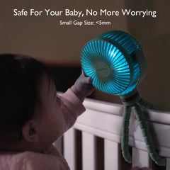 Momcozy luz LED encendida en modo color y blanco para noches tranquilas