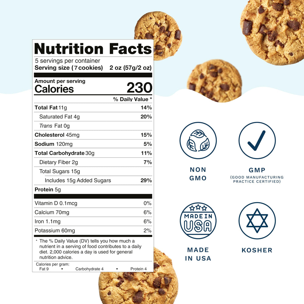 Detalle de la etiqueta nutricional y lista de ingredientes para revisión rápida Mommy Knows Best