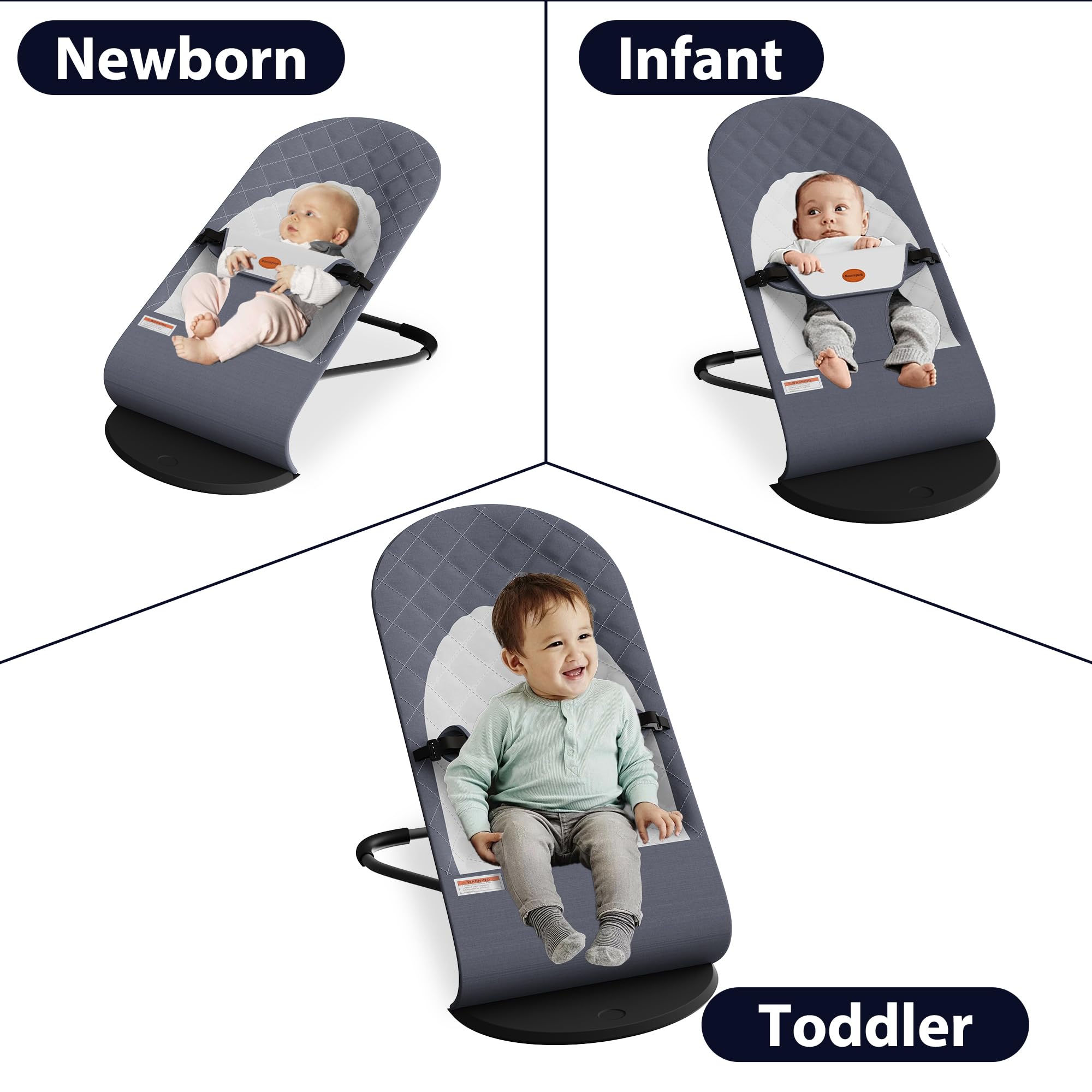 Mommyhug primer plano del tejido y malla transpirable para confort
