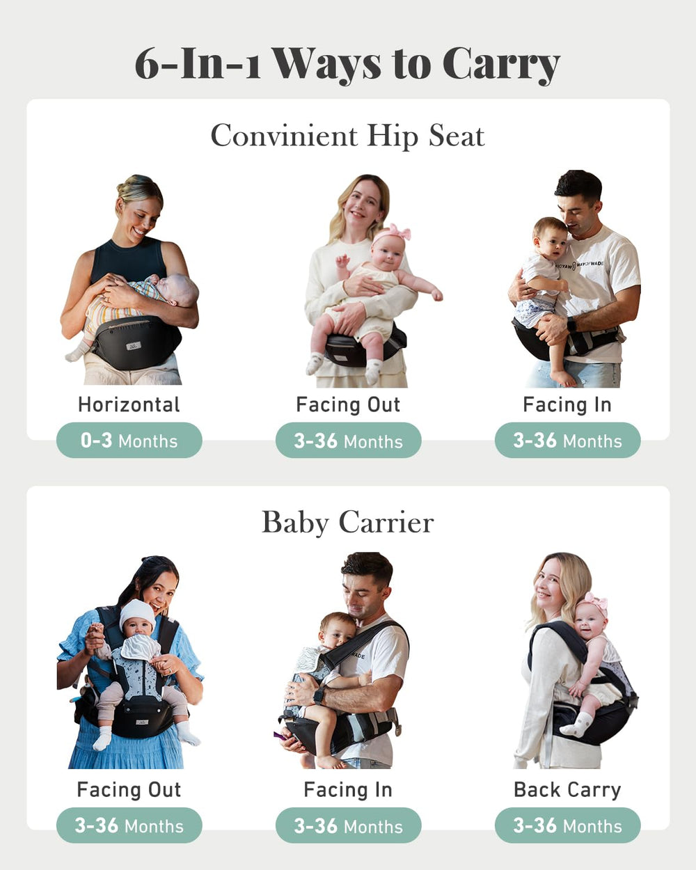 MOMTORY primer plano del tejido acolchado, suave y transpirable