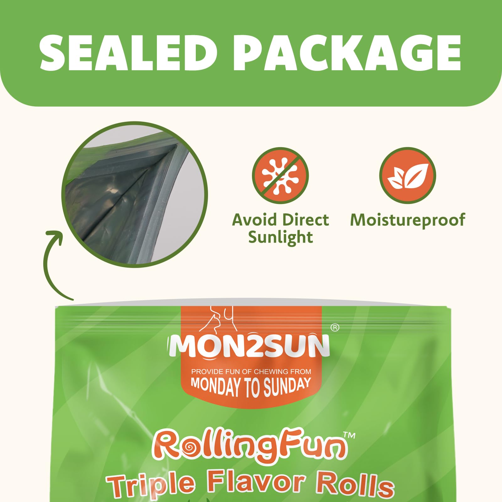 MON2SUN etiqueta con lista de ingredientes reales para transparencia y confianza