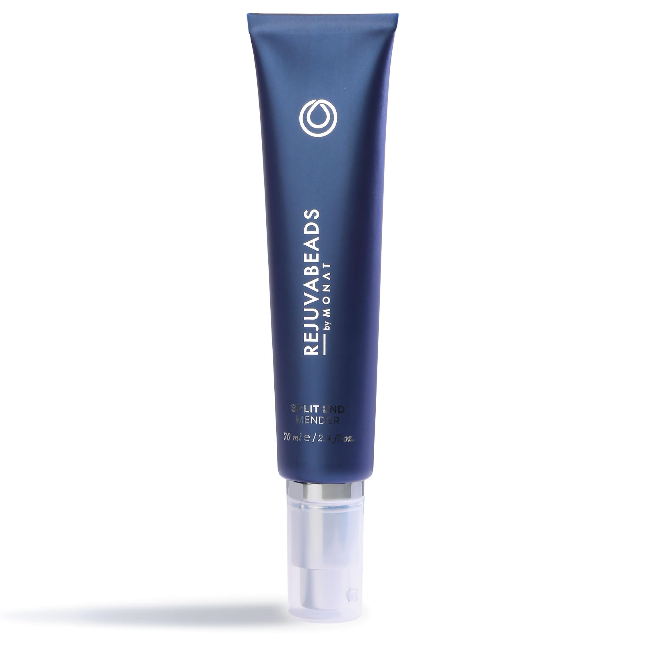 MONAT frasco frontal del serum Rejuvabeads mostrando diseño y beneficio sellador