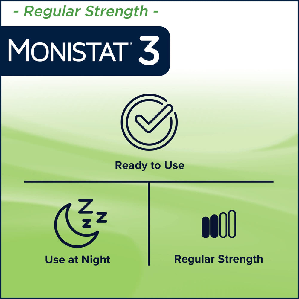 Etiqueta y prospecto de Monistat con instrucciones visibles para seguridad