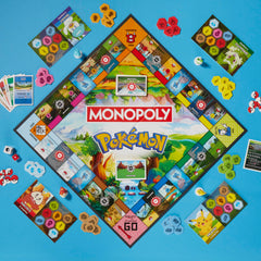 Monopoly tapete rastreador con Pokémon capturados, beneficio: control visual del progreso