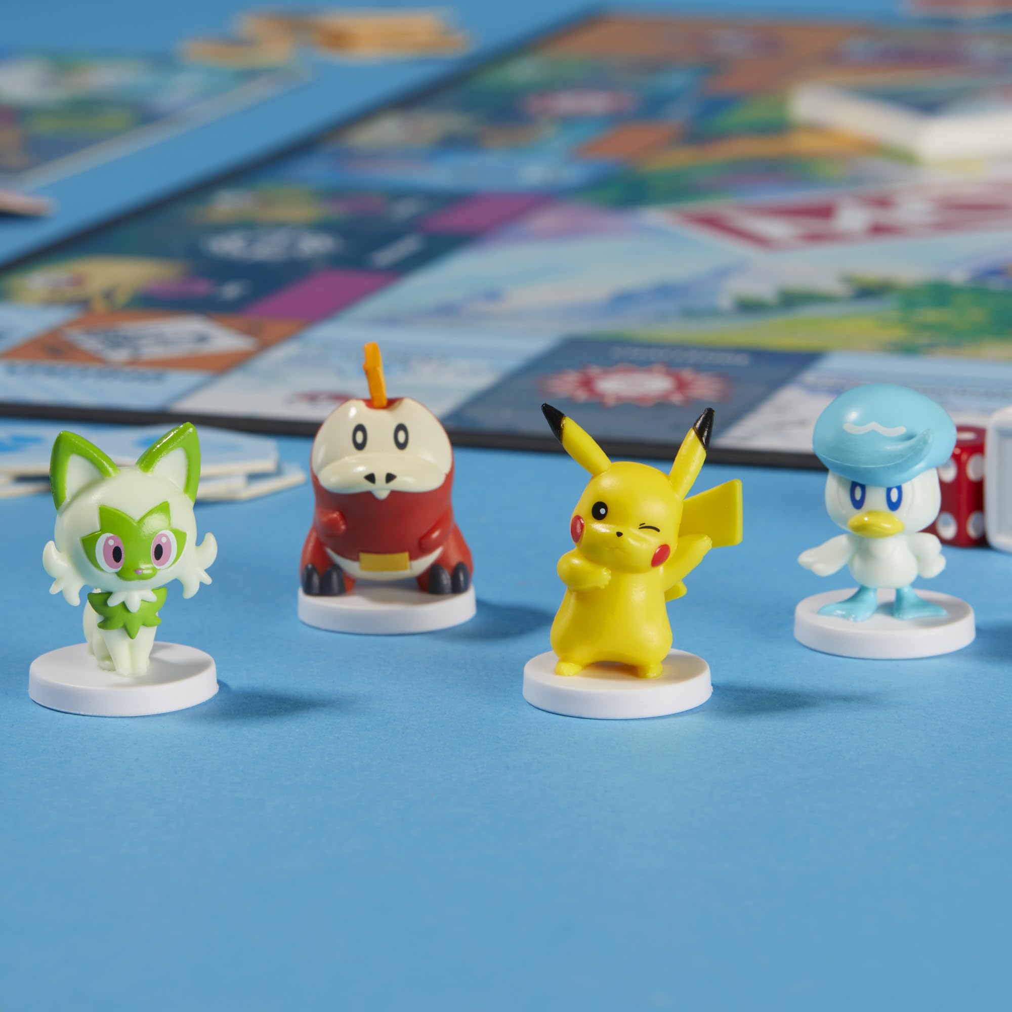 Monopoly detalle de una ubicación en el tablero tipo ciudad, beneficio: variedad de escenarios