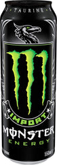 Monster detalle de la tapa resellable mostrando cierre que mantiene la efervescencia