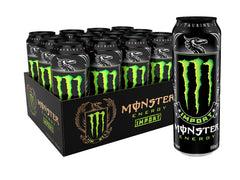 Monster lata frontal 18.6 oz mostrando diseño resellable y conveniencia
