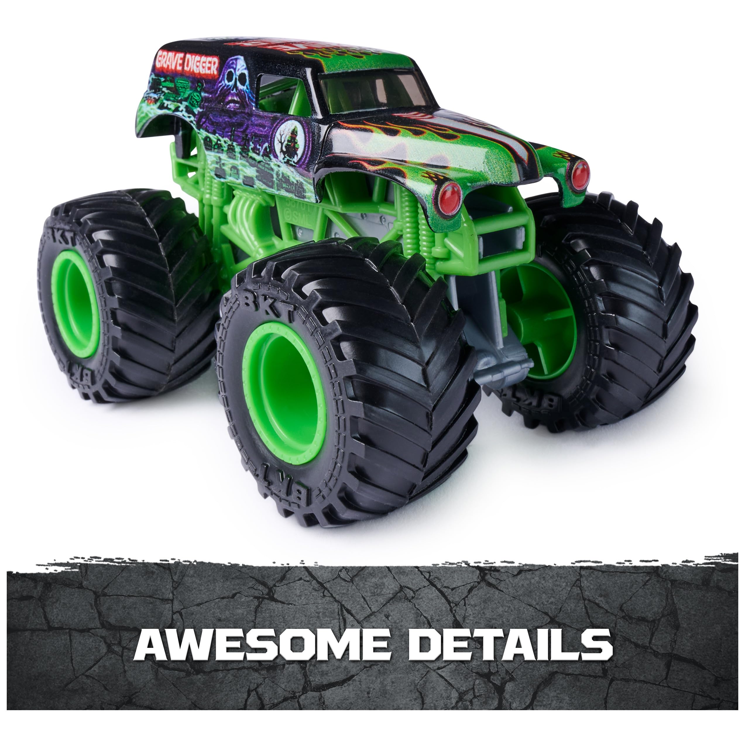 Monster Jam El Toro Loco chasis estilizado y conductor moldeado, realismo