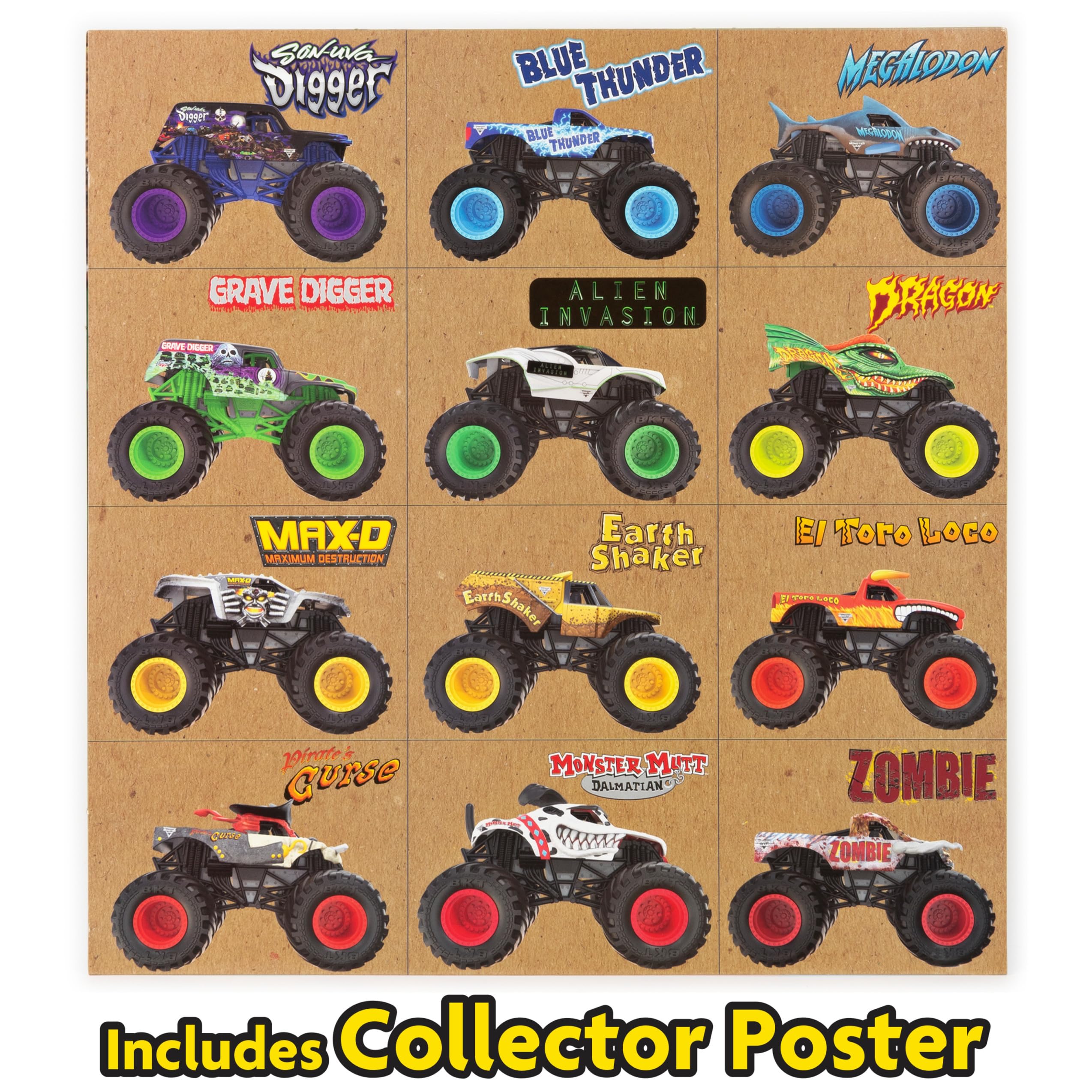 Monster Jam camión en uso en mano infantil mostrando robustez y facilidad de juego