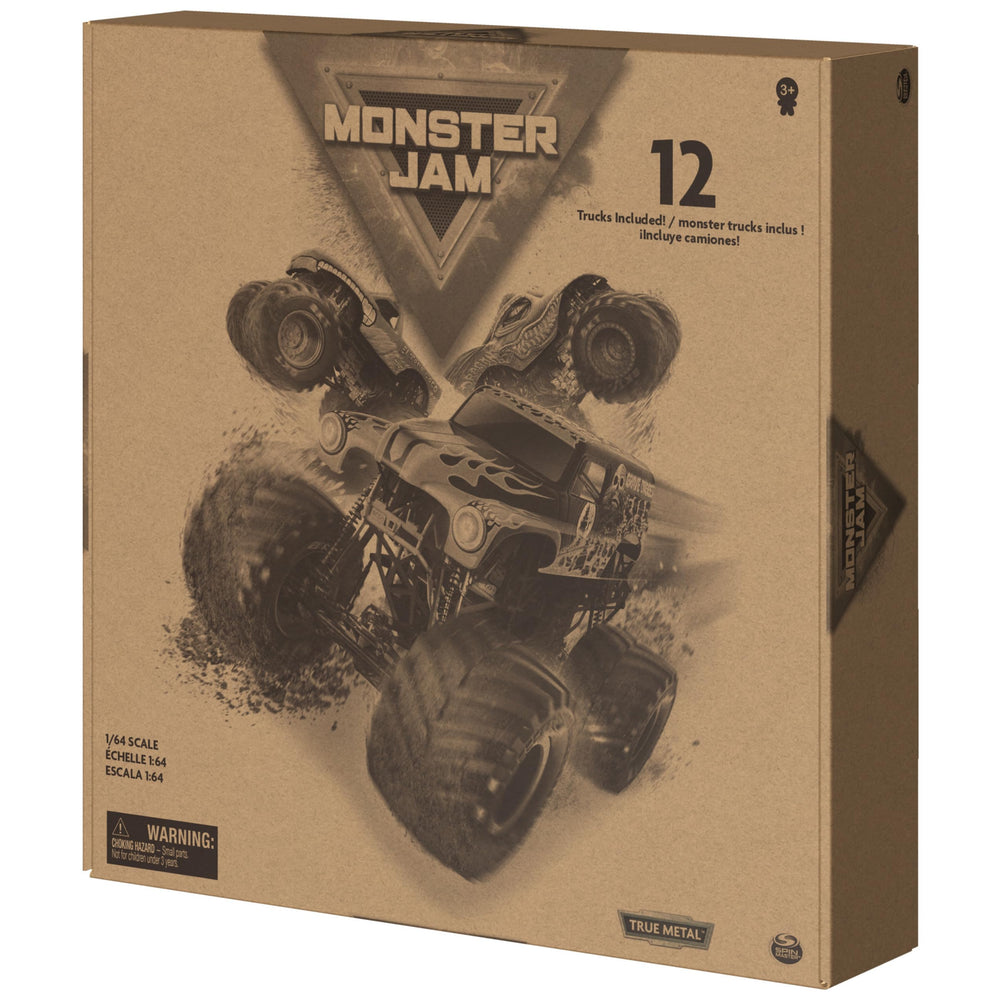 Monster Jam póster de colección y estuche cerrado listo para exhibir y coleccionar