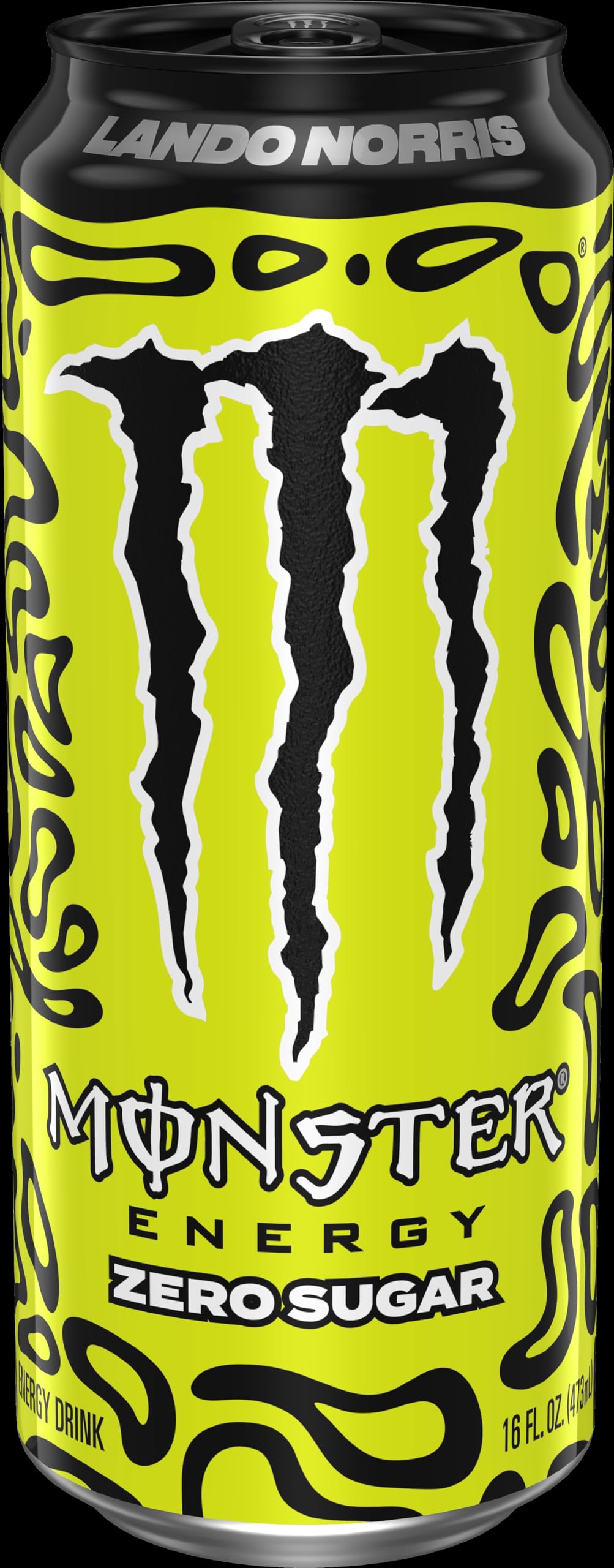 Monster Lando Norris closeup de burbujas que realzan frescura y sabor