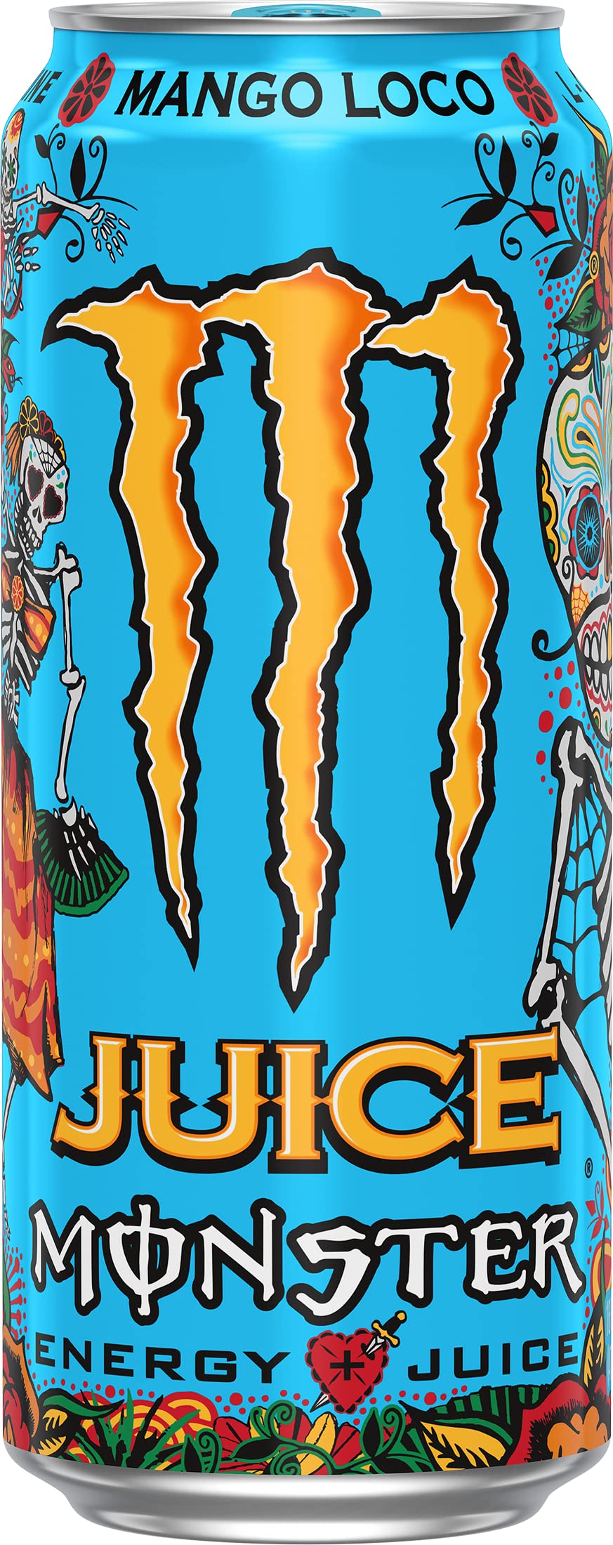 Monster close-up textura jugosa de Mango Loco que resalta sabor real