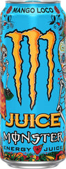 Monster close-up textura jugosa de Mango Loco que resalta sabor real