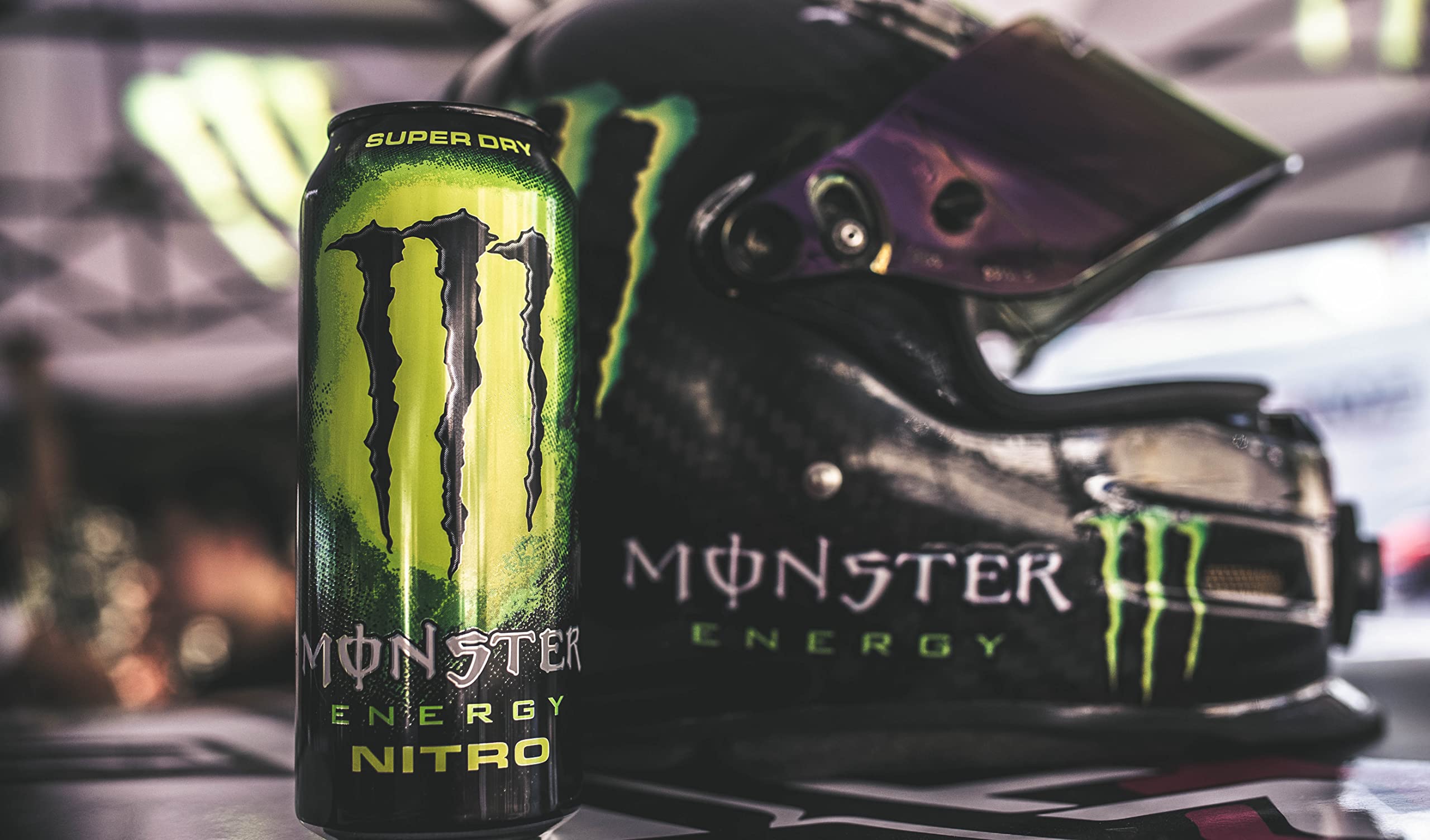 Monster Nitro etiqueta nutricional y lista de ingredientes transparente