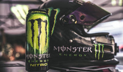 Monster Nitro etiqueta nutricional y lista de ingredientes transparente
