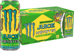 Monster Rio Punch lata frontal con diseño vibrante y energía tropical