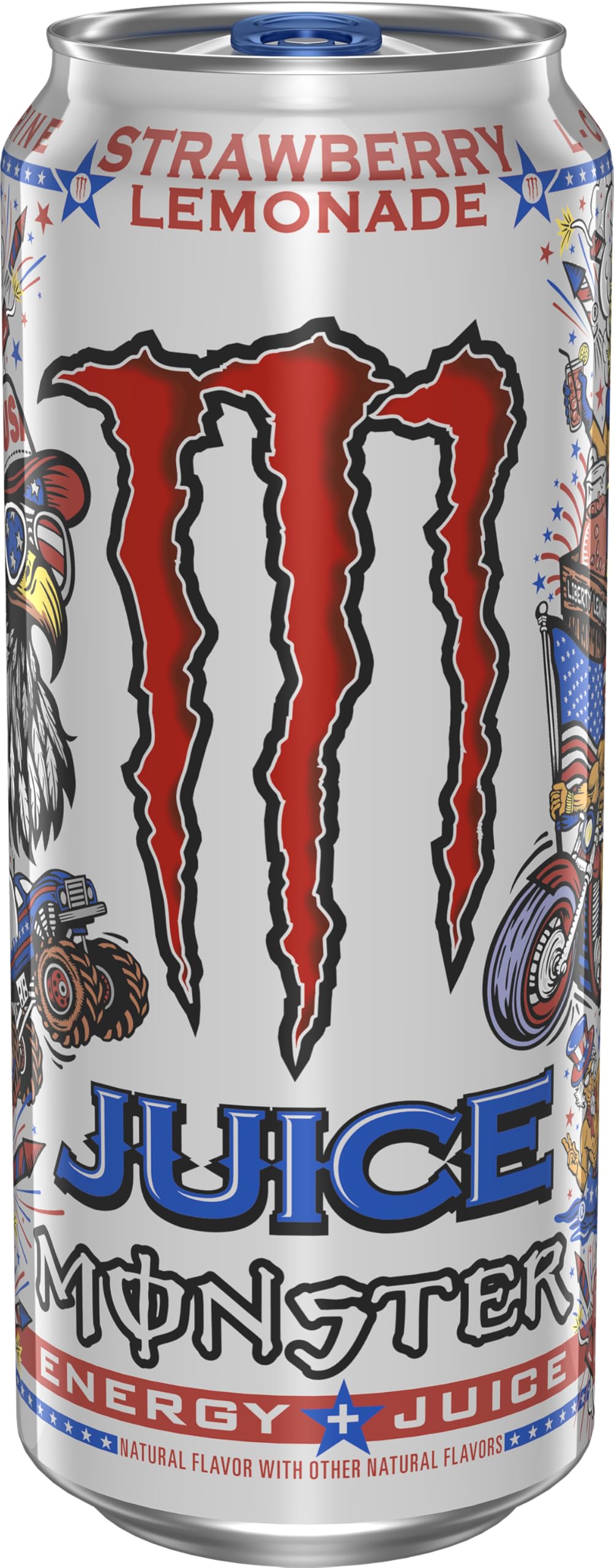 Monster primer plano textura y color del jugo real que refresca