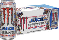 Monster lata frontal mostrando diseño y tamaño grande con energía