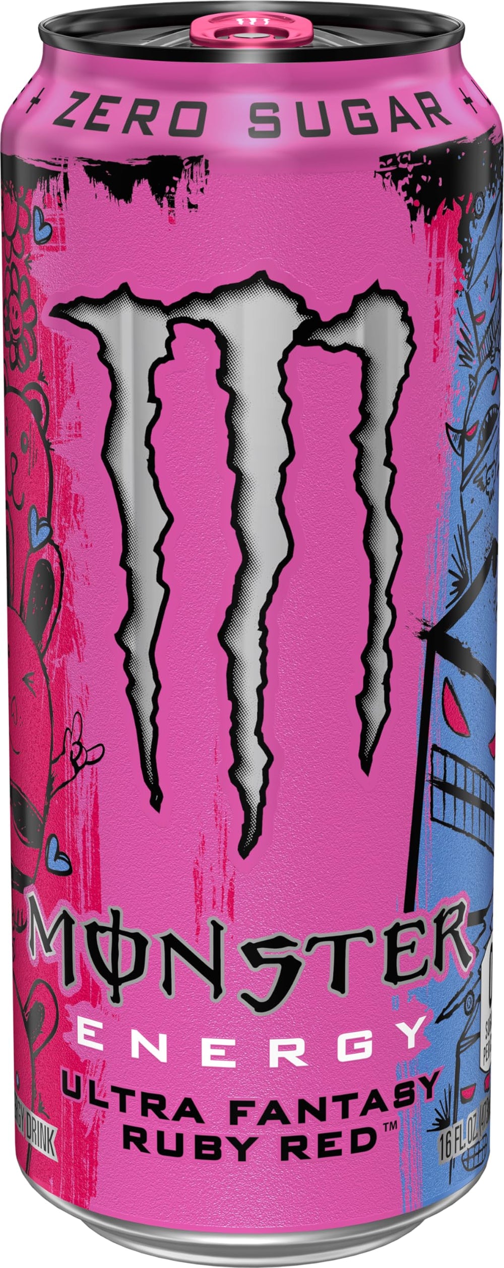 Monster close-up de efervescencia y textura refrescante de la bebida