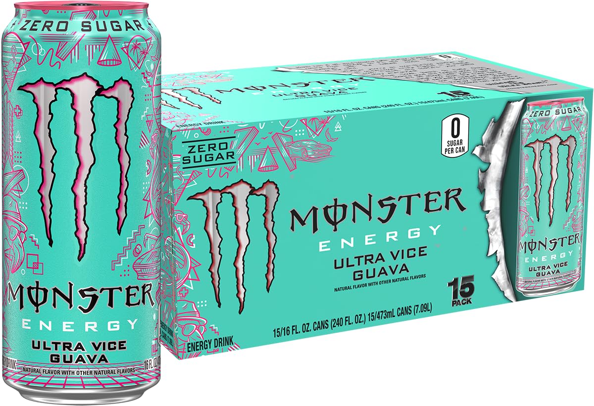 Monster lata frontal del pack mostrando diseño y refresco