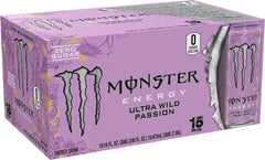 Monster Ultra Wild Passion detalle de la lata que resalta la textura y calidad