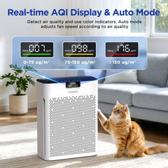 MOOKA panel de control y pantalla PM2.5 para ajuste inteligente