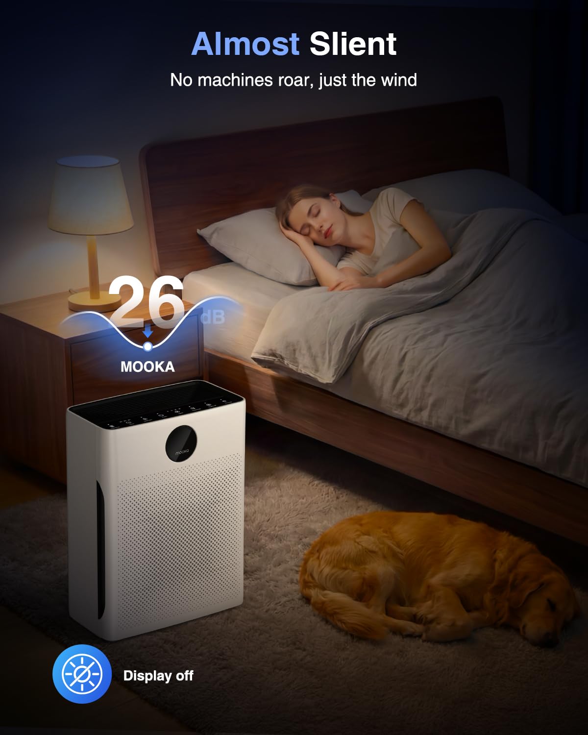 MOOKA PR1 bandeja de aroma con pad activado para ambiente agradable