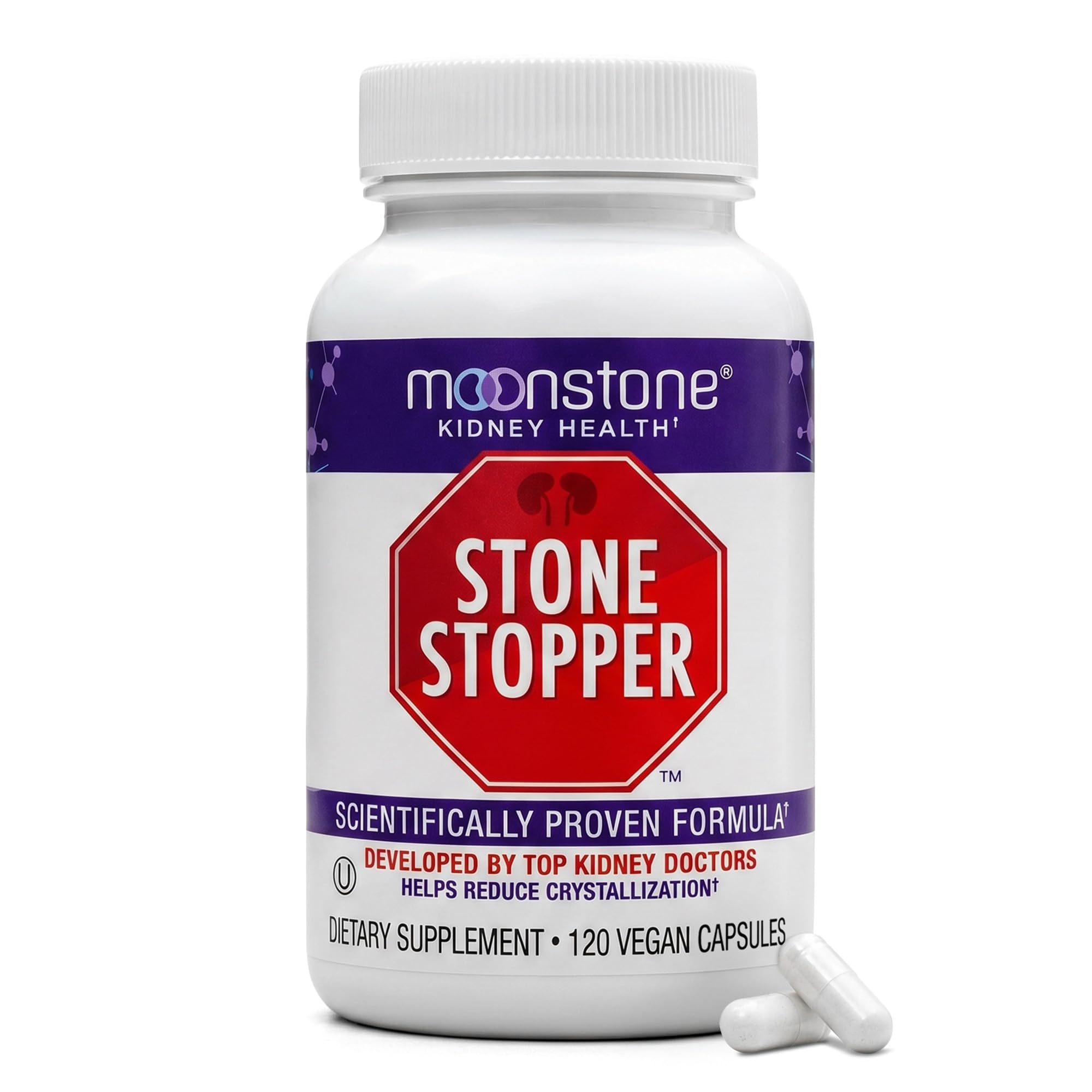 Moonstone envase frontal mostrando la presentación y beneficio preventivo