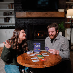 Moose cartas desplegadas con tamaño de referencia para ver cantidad y contenido