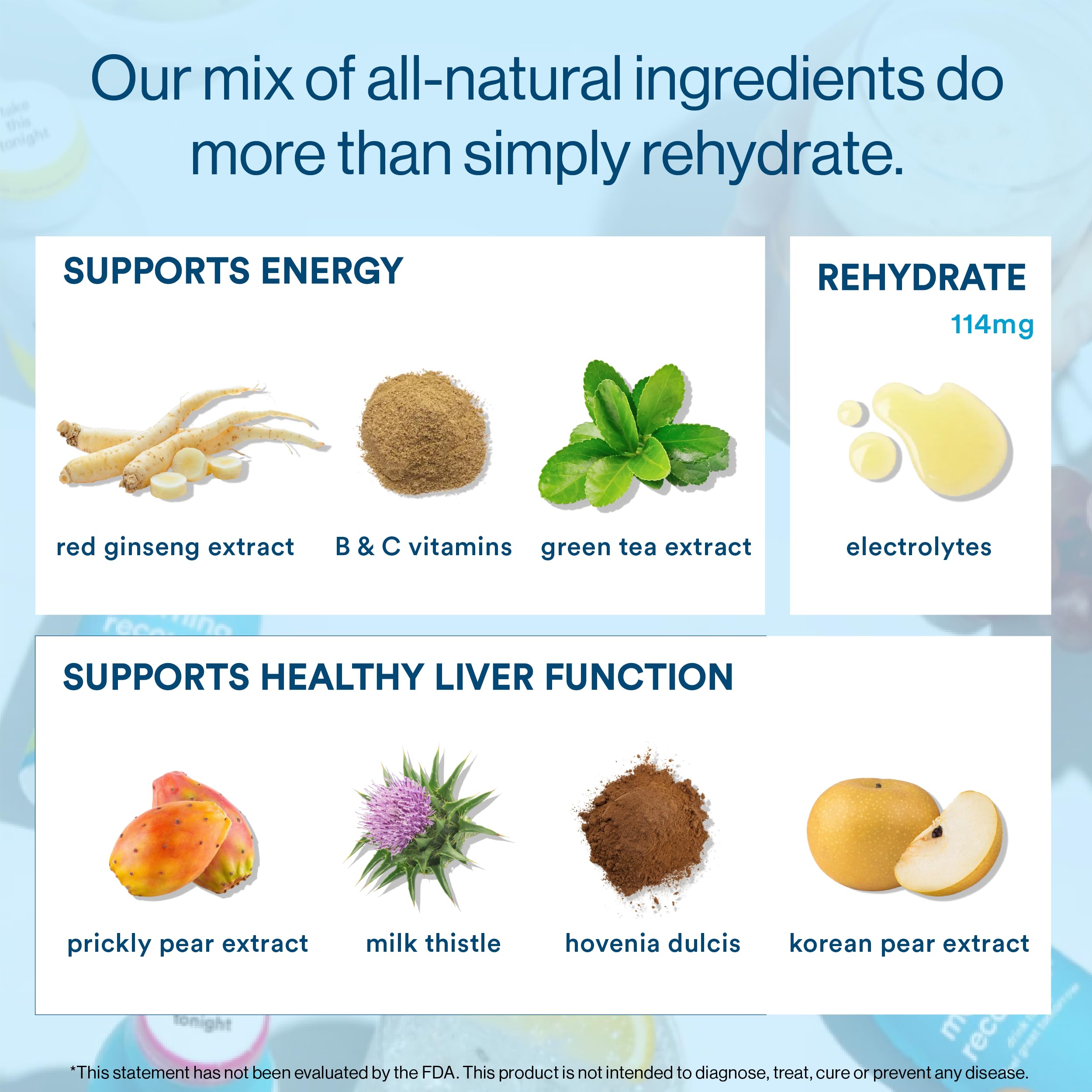 More Labs etiqueta con lista de ingredientes y certificaciones claras