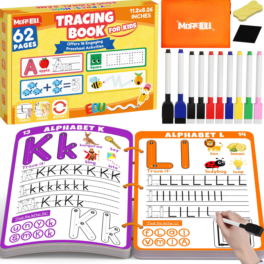 MORECOLL frontal del pack completo mostrando beneficios educativos