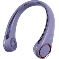 Morelax vista frontal del ventilador de cuello, diseño ergonómico y elegante