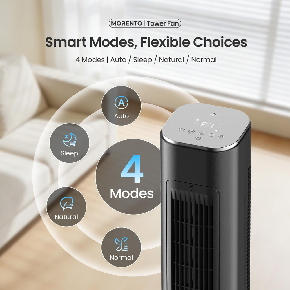 MORENTO oscilación 90 grados que distribuye el aire a toda la habitación