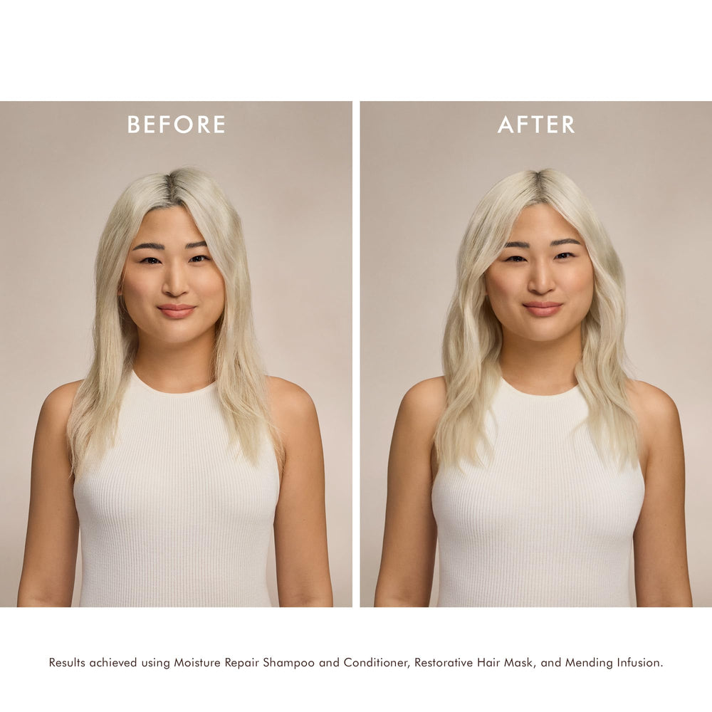 Moroccanoil textura espumosa en la mano, demuestra limpieza suave y hidratación