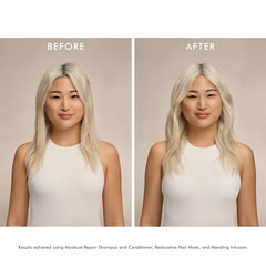 Moroccanoil textura espumosa en la mano, demuestra limpieza suave y hidratación