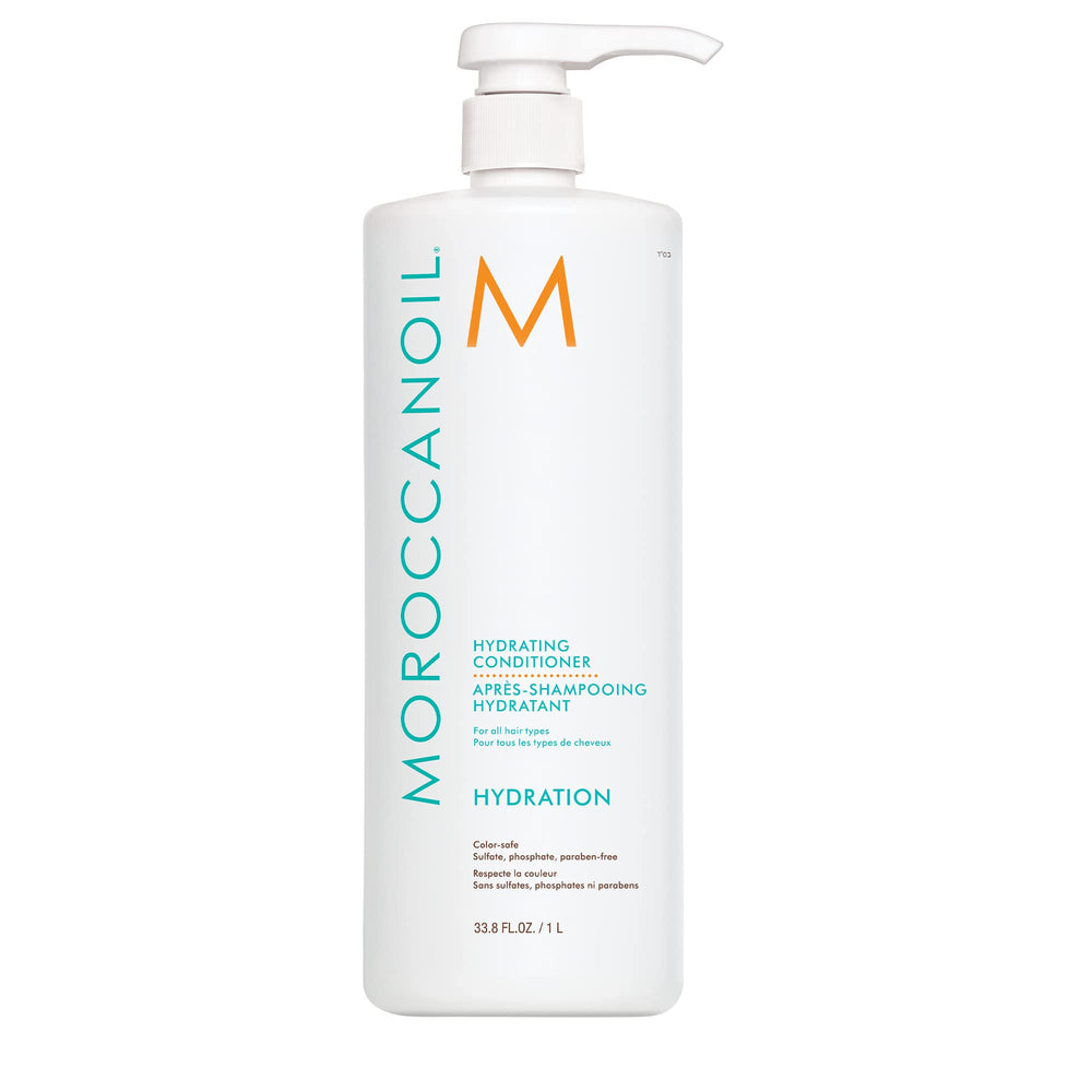 Moroccanoil envase frontal 33.8 oz mostrando presentación y volumen