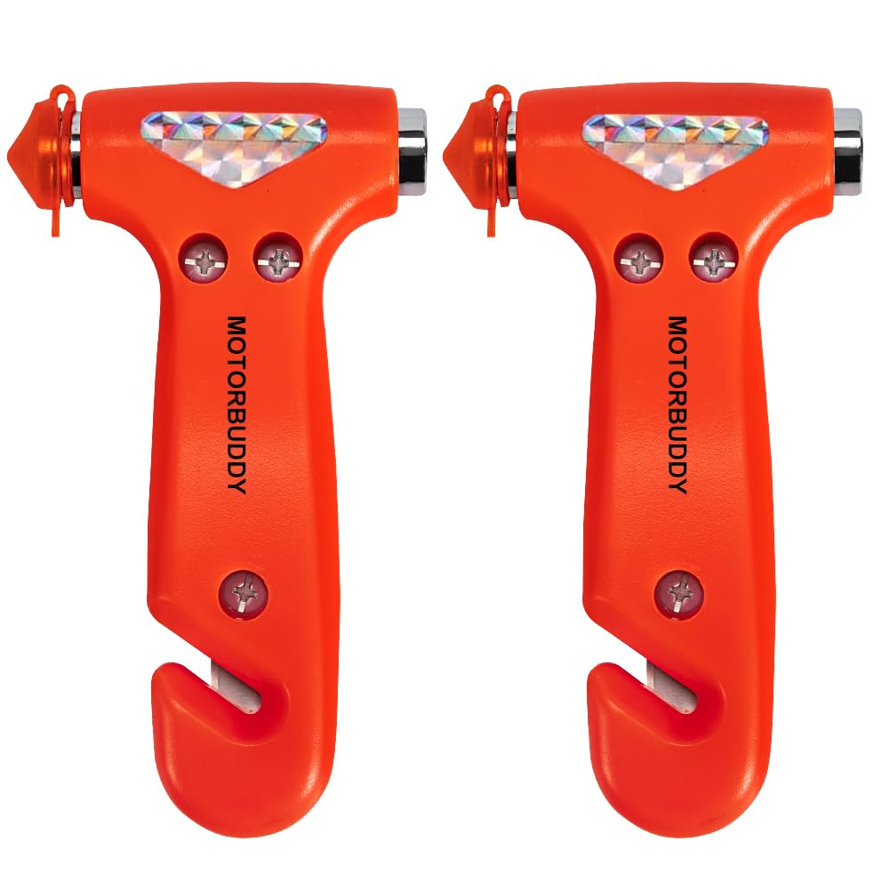 MOTORBUDDY vista frontal del par en empaque rojo para rápida identificación