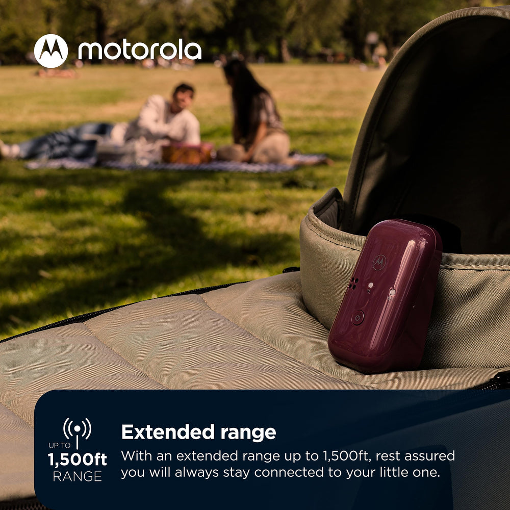 Motorola Nursery PIP12 kit empaquetado listo para viaje, fácil de transportar