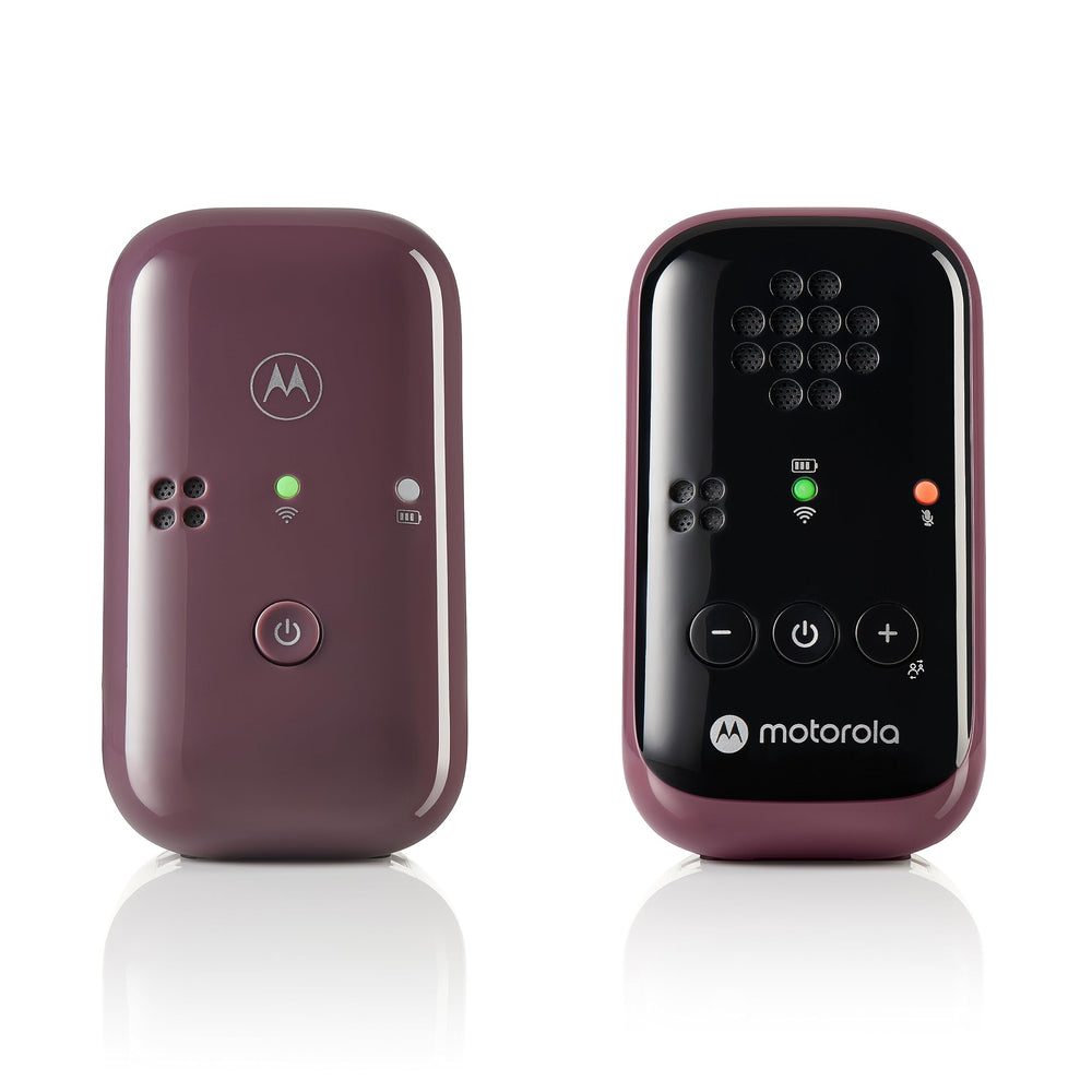 Motorola Nursery PIP12 frontal mostrando unidades y controles, vigilancia fiable