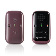 Motorola Nursery PIP12 frontal mostrando unidades y controles, vigilancia fiable