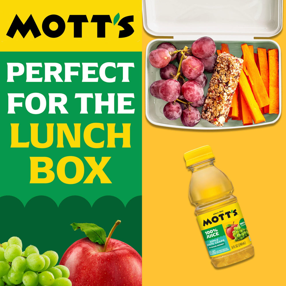 Mott's varias botellas organizadas en cocina para almacenamiento cómodo