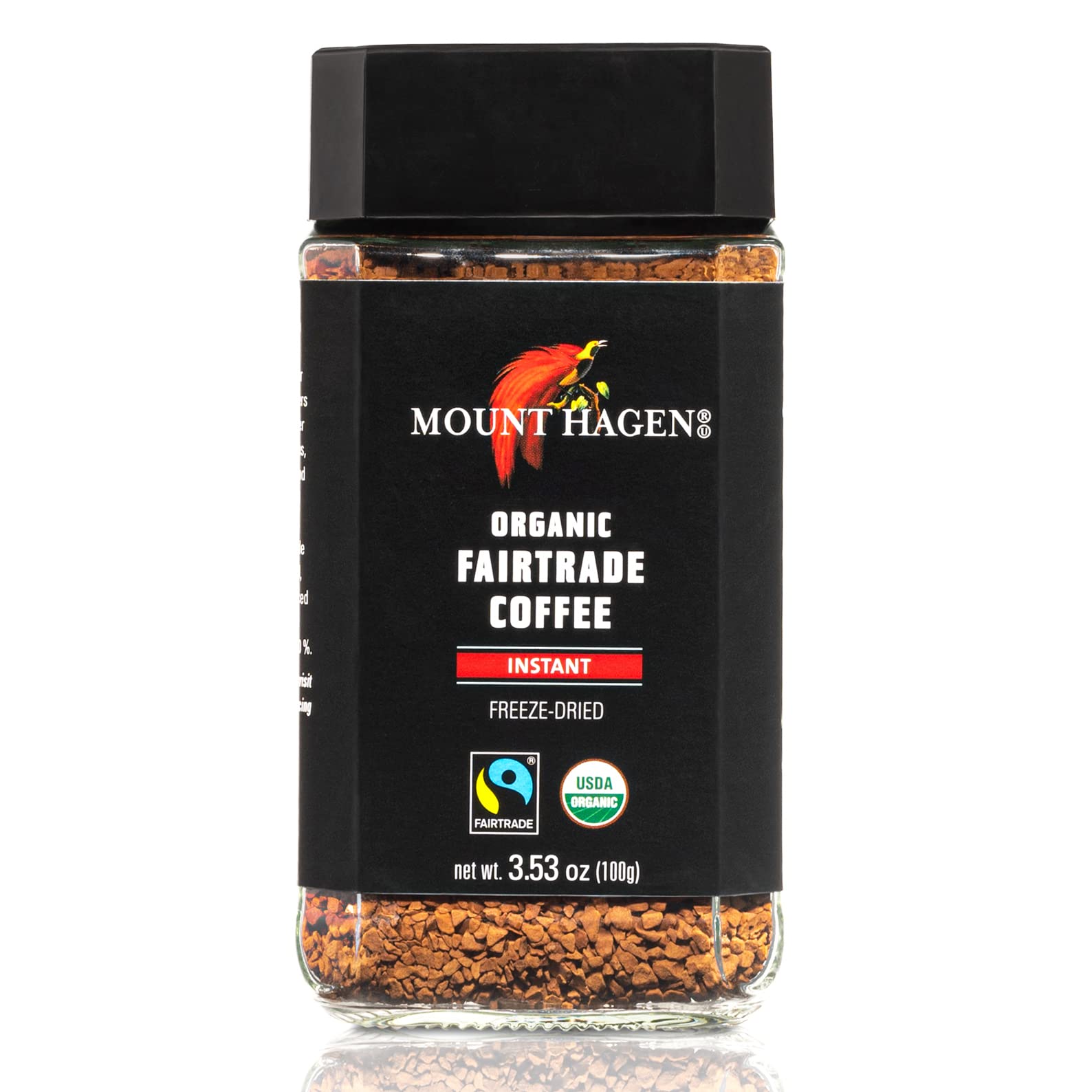 Mount Hagen textura del café granulado preservando aroma y fácil disolución