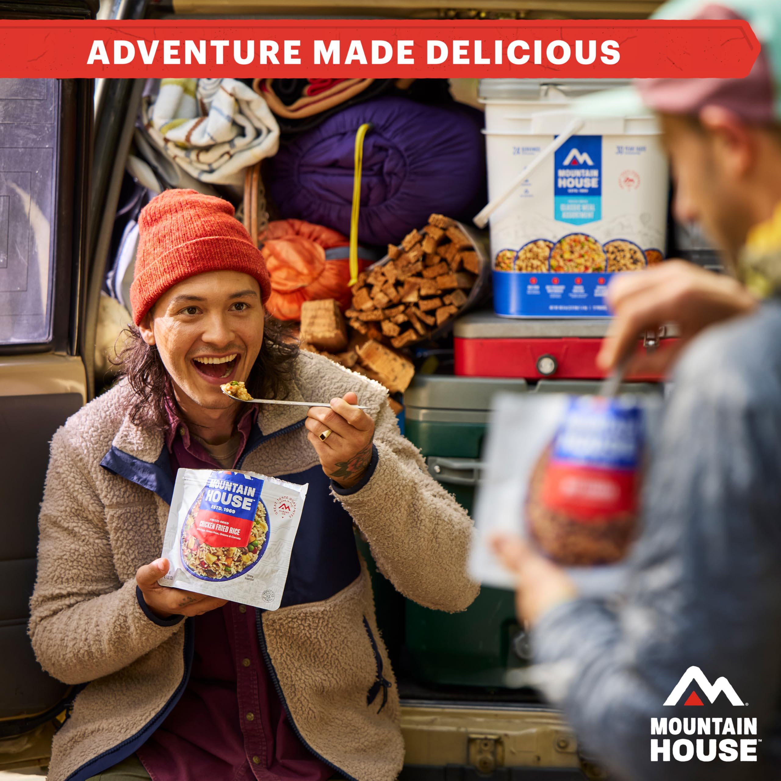 Mountain House pouch listo para reciclaje TerraCycle y sostenibilidad