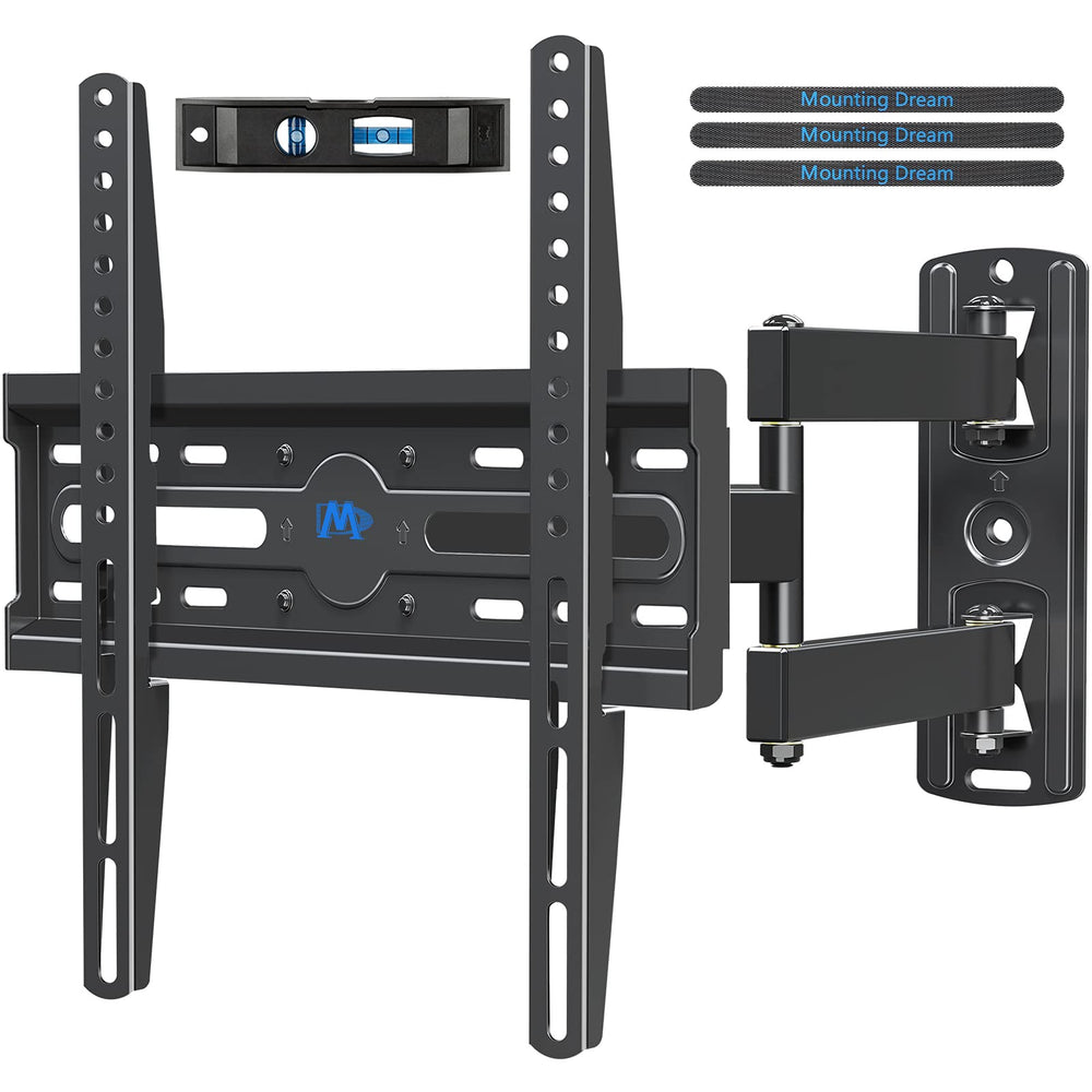 Mounting Dream vista frontal del soporte mostrando ajuste y ahorro de espacio